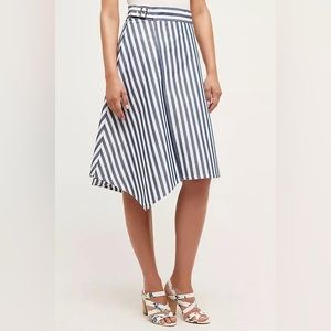 Anthropologie by Maeve Sea Stripe Skirt Size 2